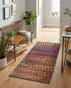 Urban Terrace Collection Area Rug -  Walkway Runner Multi  lifestyle 58