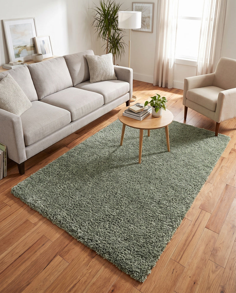 Alpine Plush Collection Area Rug -  Cortina (Sage) Rectangle Sage  lifestyle 24