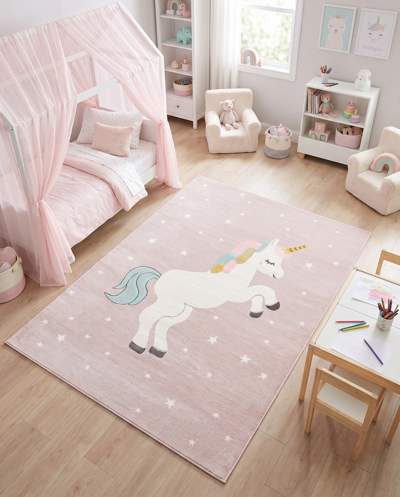 Wonder Tykes Collection Area Rug -  Tangle Rectangle Pink  lifestyle 14