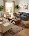 Bloomsbury Elegance Collection Area Rug -  Kensington (Beige) Square Beige  lifestyle 40