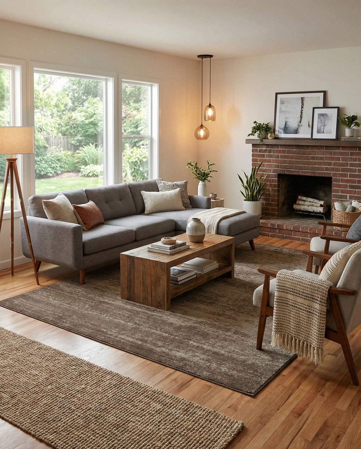 Studio Haven Collection Area Rug -  Gallery (Brown) Rectangle Brown  lifestyle 18