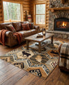 Frontier Trails Collection Area Rug -  Mesa Rectangle Blue  lifestyle 31