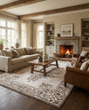Sanctuary Retreat Collection Area Rug - Haven Rectangle Chocolate Brown  lifestyle 15