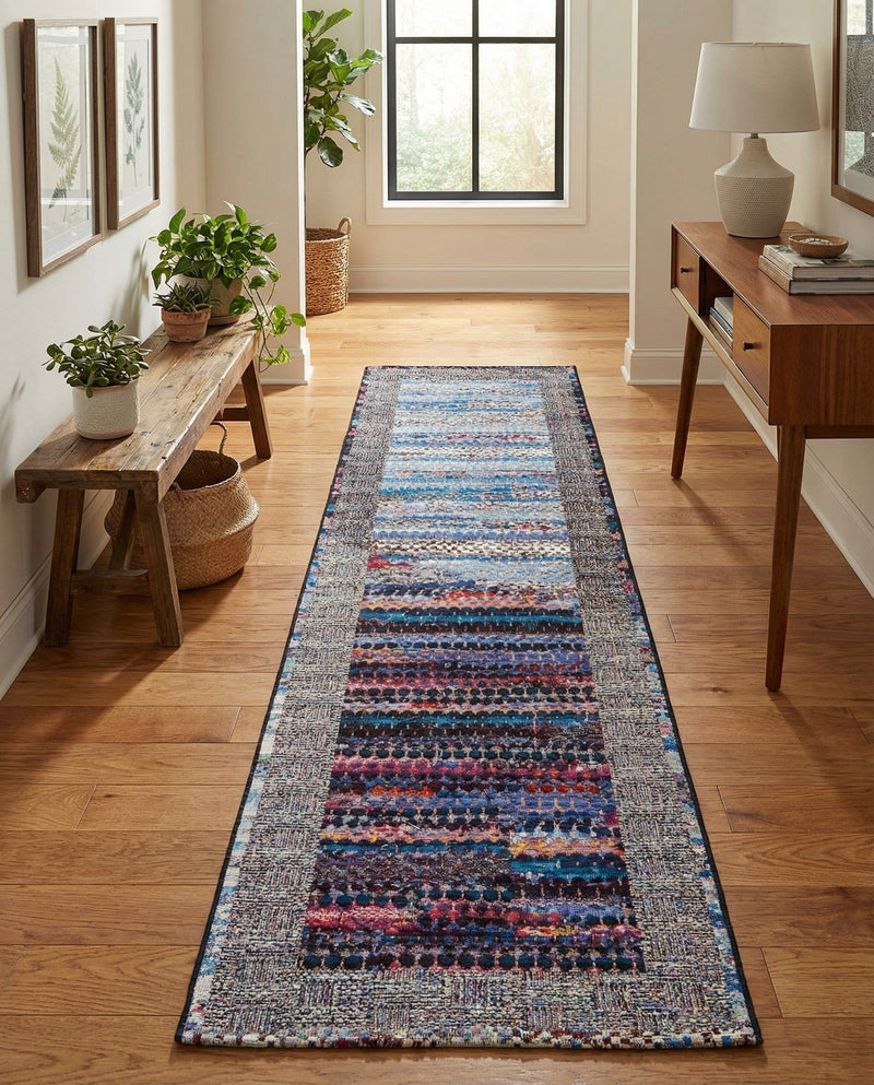 Urban Terrace Collection Area Rug -  Oasis Runner Multi  lifestyle 60