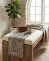 Woven Udaipur Collection Area Rug - Sahara Table Runner Natural  lifestyle 46