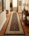 Jaipur Elegance Collection Area Rug -  Nahargarh (Brown) Runner Brown  lifestyle 55