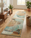 Urban Terrace Collection Area Rug -  Portico Runner Multi  lifestyle 52