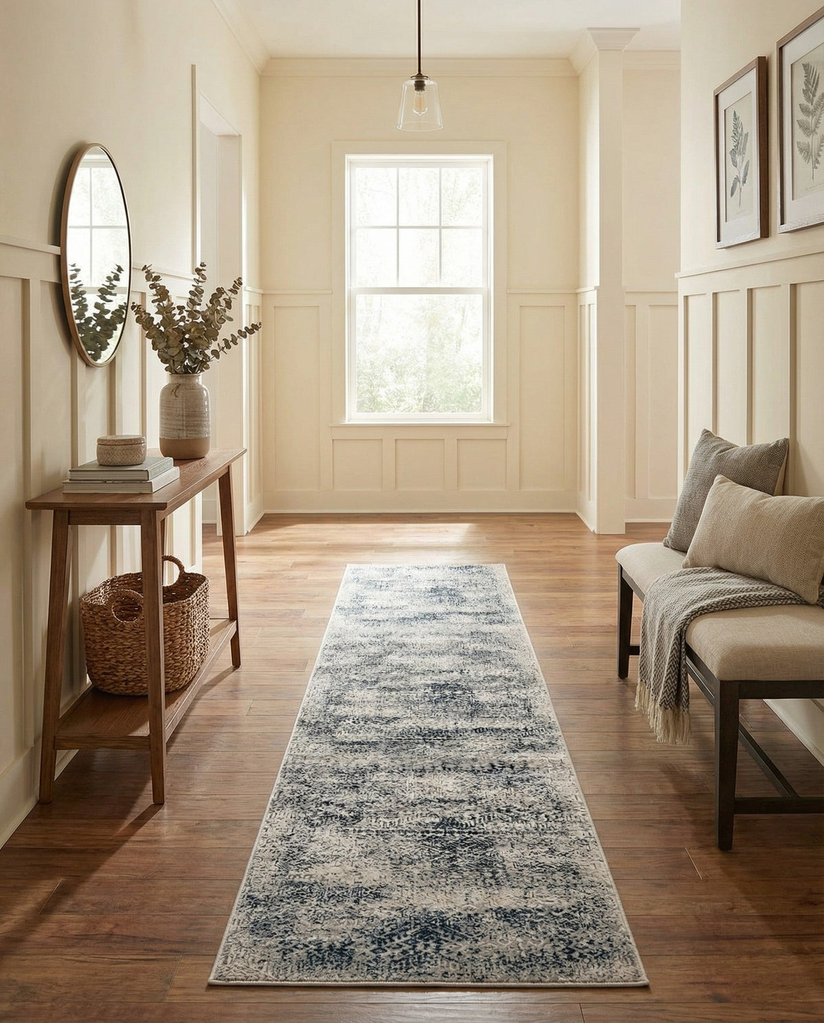 Bloomsbury Elegance Collection Area Rug -  Pimlico Runner Blue  lifestyle 159
