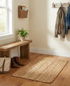Woven Seaside Elegance Collection Area Rug - Coastline Rectangle Natural  lifestyle 8