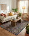 Coastal Terrace Collection Area Rug -  Lagoon Rectangle Multi  lifestyle 11