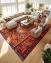 Safari Escape Rugs Collection Area Rug -  Kalahari Rectangle Multi  lifestyle 52