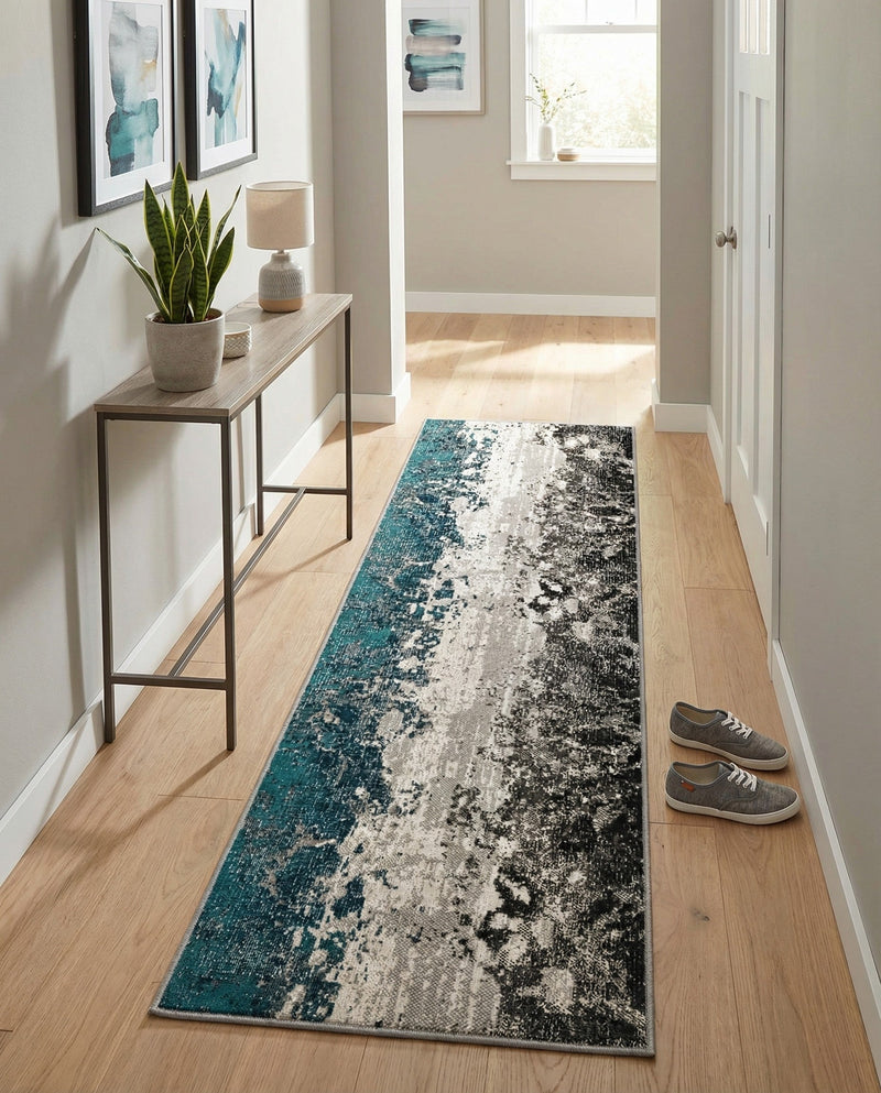 Seville Elegance Collection Area Rug -  Granada Runner Gray  lifestyle 44