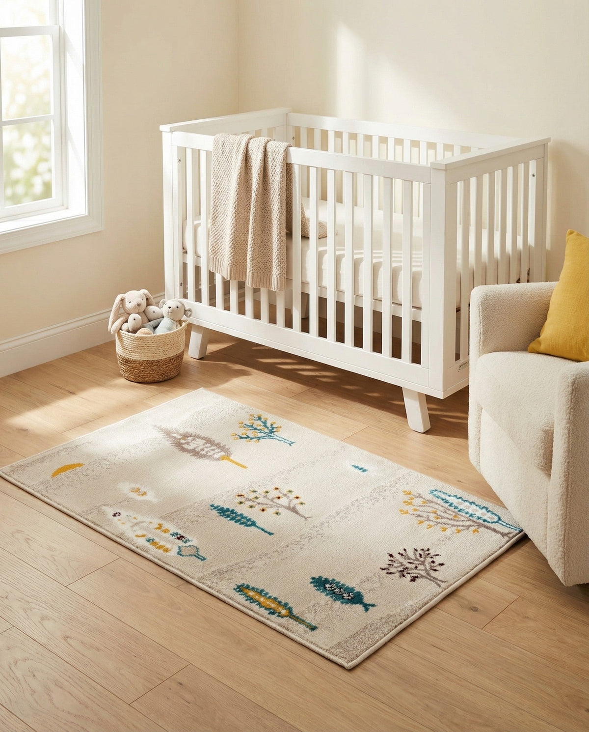 Coastal Haven Collection Area Rug -  Surfside Rectangle Ivory  lifestyle 15