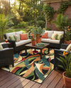 Seaside Blooms Collection Area Rug -  Tivoli Rectangle Multi  lifestyle 24