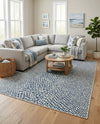 Urban Oasis Rugs Collection Area Rug -  Terrace (Blue) Rectangle Blue  lifestyle 34