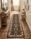 Isfahan Elegance Collection Area Rug - Naghsh-e Jahan (Brown) Runner Brown  lifestyle 67