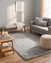 Plush Paradise Retreat Collection Area Rug - Santorini (Ash Gray) Rectangle Ash Gray  lifestyle 4