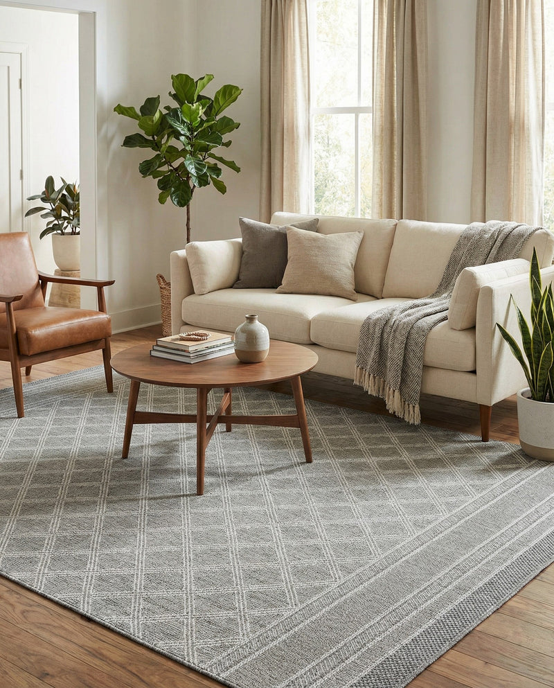 Savannah Pergola Collection Area Rug - Savannah Rectangle Gray  lifestyle 13