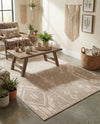 Desert Nomad Terrace Collection Area Rug - Sahara (Gray) Rectangle Gray  lifestyle 13