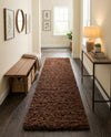 Plush Oasis Collection Area Rug - Serenity (Chocolate Brown) Runner Chocolate Brown  lifestyle 45