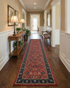 Casablanca Tapestry Collection Area Rug -  Marrakech (Classic Red) Runner Classic Red  lifestyle 45