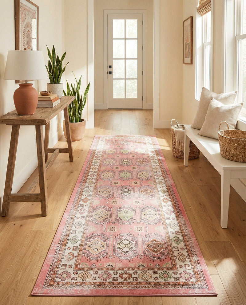 Copenhagen Comfort Collection Area Rug -  Sønderborg Runner Rose  lifestyle 34