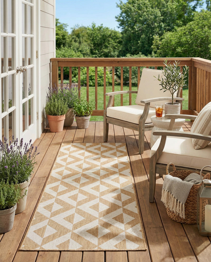 Urban Oasis Rugs Collection Area Rug -  Highrise (Beige) Runner Beige  lifestyle 31