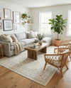 Savannah Elegance Collection Area Rug -  Tybee (Ivory) Rectangle Ivory  lifestyle 22