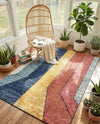 Marrakech Mosaic Collection Area Rug -  Agadir Rectangle Multi  lifestyle 9