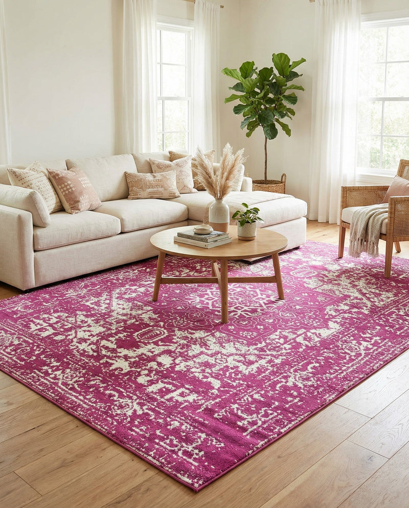 Georgetown Rugs Collection Area Rug - Dupont (Purple) Rectangle Purple  lifestyle 5