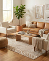 Bloomsbury Elegance Collection Area Rug -  Chelsea Rectangle Ivory Beige  lifestyle 15