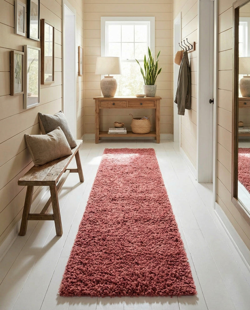 Alpine Plush Collection Area Rug -  Cortina (Poppy) Runner Poppy  lifestyle 40