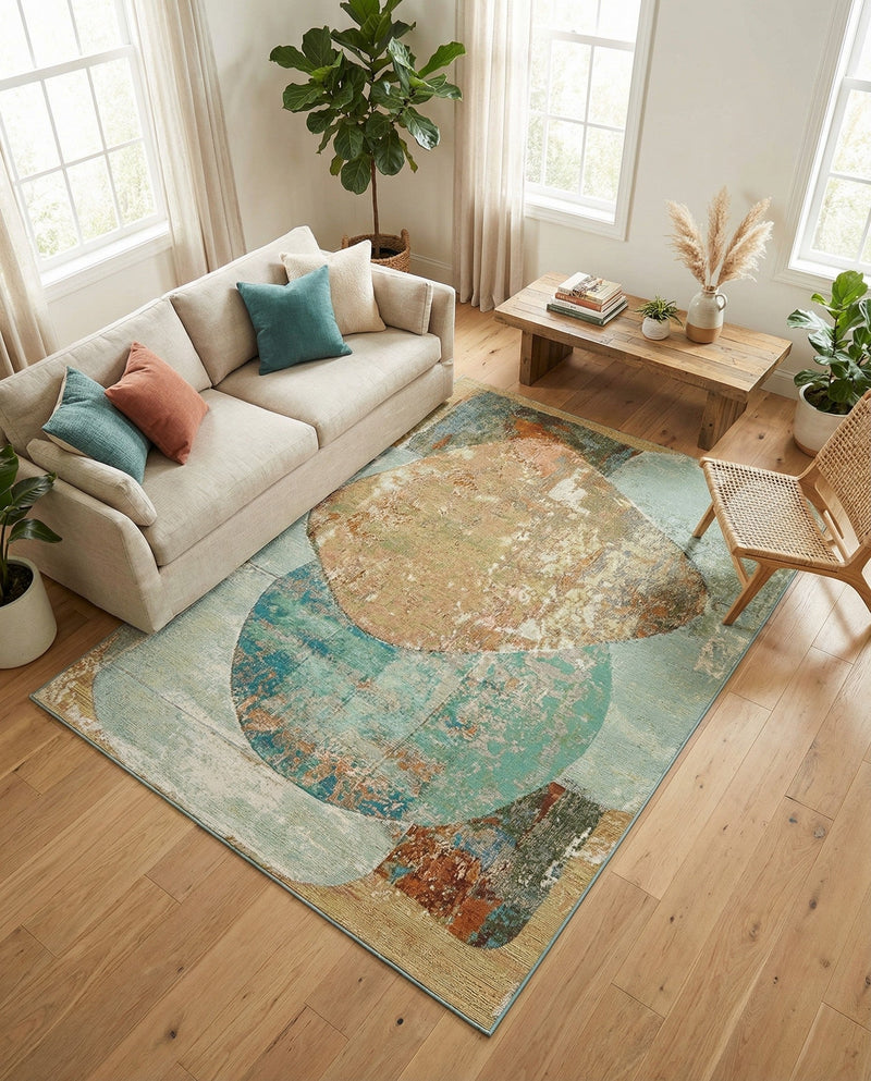 Urban Terrace Collection Area Rug -  Portico Rectangle Multi  lifestyle 10