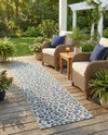 Savannah Escape Collection Area Rug -  Amazon (Blue) Runner Blue  lifestyle 41