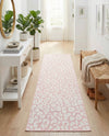 Savannah Escape Collection Area Rug -  Amazon (Pink Ivory) Runner Pink Ivory  lifestyle 41