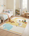 Wonder Tykes Collection Area Rug -  Wonderland Rectangle Ivory  lifestyle 13