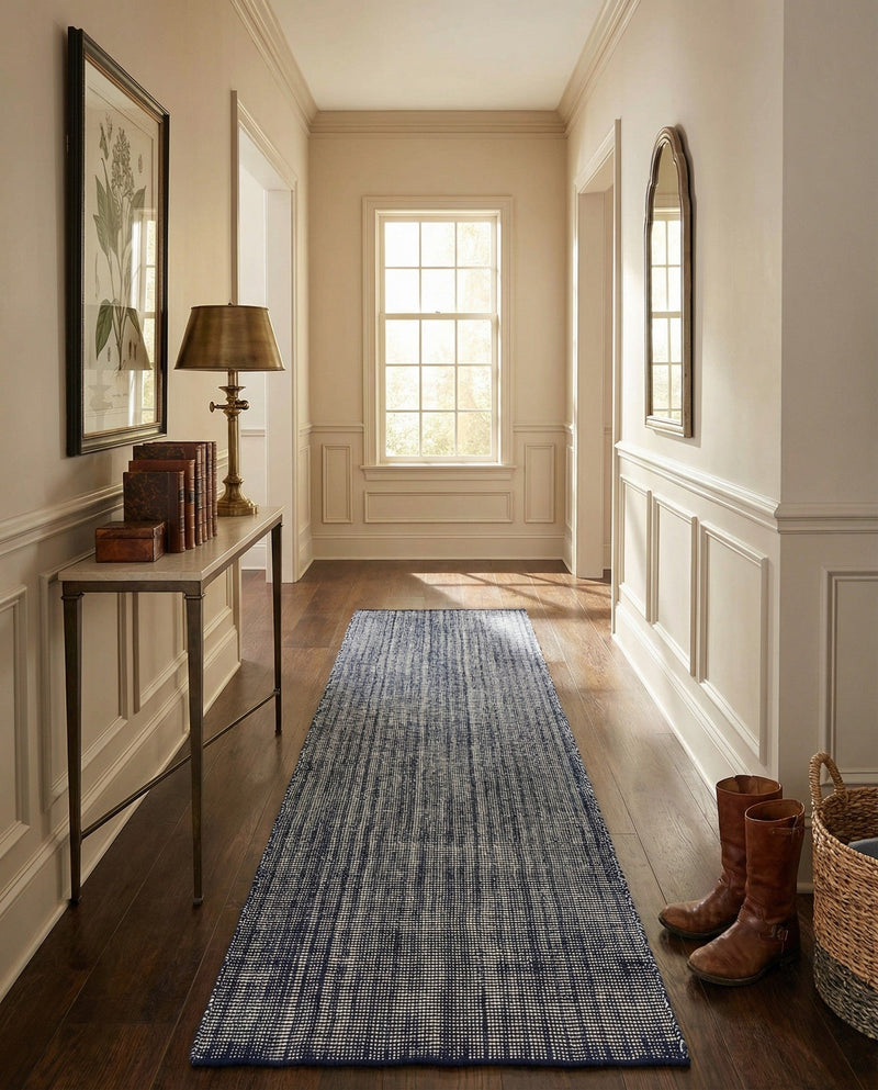 Berkshire Estate Collection Area Rug - Windsor (Blueberry) Runner Blueberry  lifestyle 69