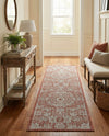 Patio Heritage Collection Area Rug - Savannah (Rust Red) Runner Rust Red  lifestyle 71