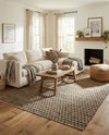 Osian Looms Collection Area Rug - Mumbai Rectangle Black  lifestyle 32