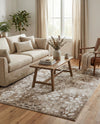 Riviera Elegance Collection Area Rug -  Vence Rectangle Brown  lifestyle 14
