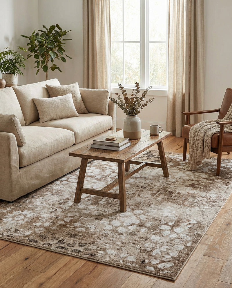 Riviera Elegance Collection Area Rug -  Vence Rectangle Brown  lifestyle 14