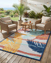 Caribbean Terrace Collection Area Rug - Antigua Rectangle Gray  lifestyle 23