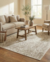 Patio Heritage Collection Area Rug -  Lafayette (Gray) Rectangle Gray  lifestyle 27