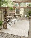 Garden Lattice Charm Collection Area Rug - Arbor (Ivory) Rectangle Ivory  lifestyle 5