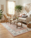 Adriana Terrace Collection Area Rug -  Positano (Rose) Rectangle Rose  lifestyle 20