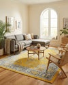 Caribbean Breeze Collection Area Rug -  Andros Rectangle Yellow  lifestyle 30