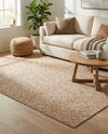 Garden Lattice Charm Collection Area Rug -  Pergola (Beige) Rectangle Beige  lifestyle 10