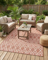 Urban Oasis Rugs Collection Area Rug -  Boulevard (Rust Red) Rectangle Rust Red  lifestyle 12