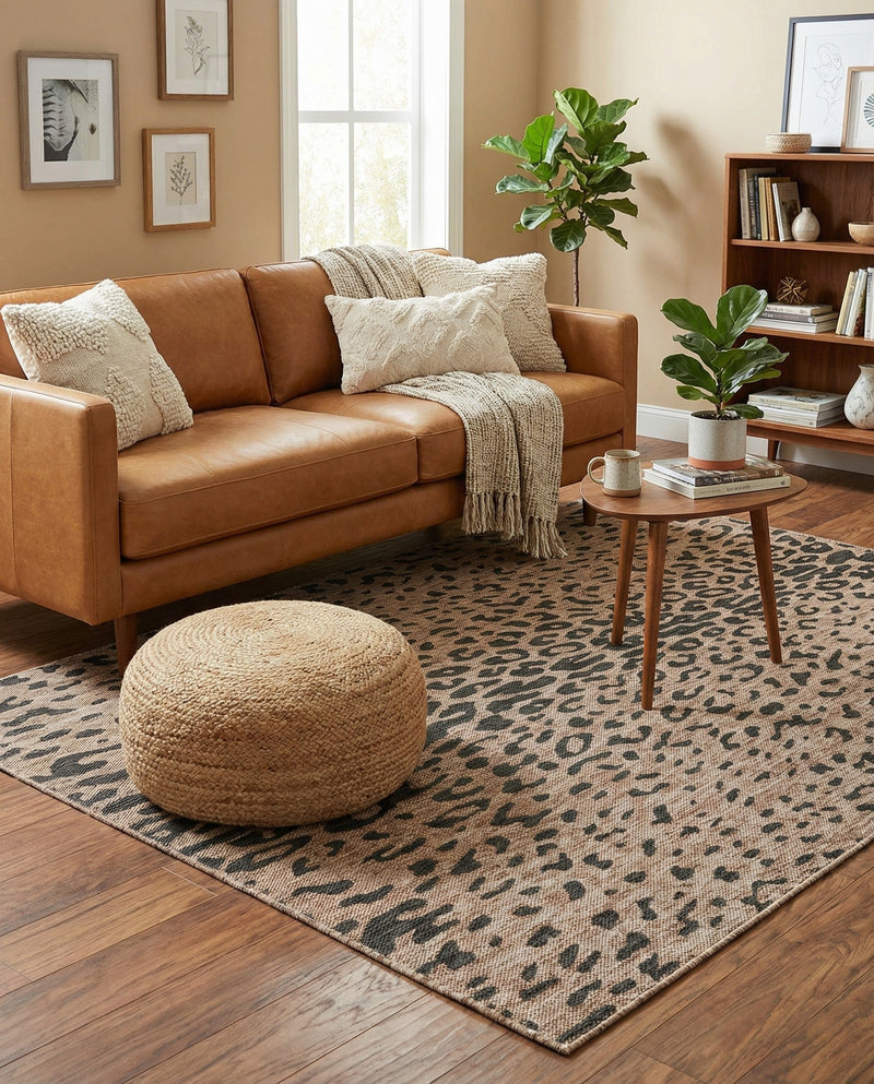 Savannah Escape Collection Area Rug - Serengeti Rectangle Natural  lifestyle 53