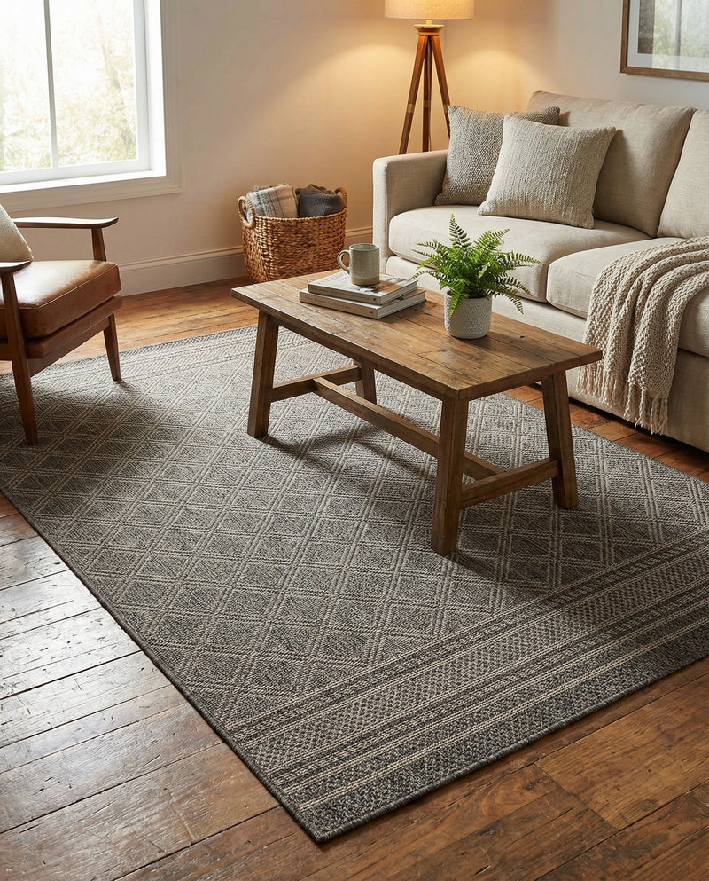 Savannah Pergola Collection Area Rug - Savannah Rectangle Chocolate Brown  lifestyle 47